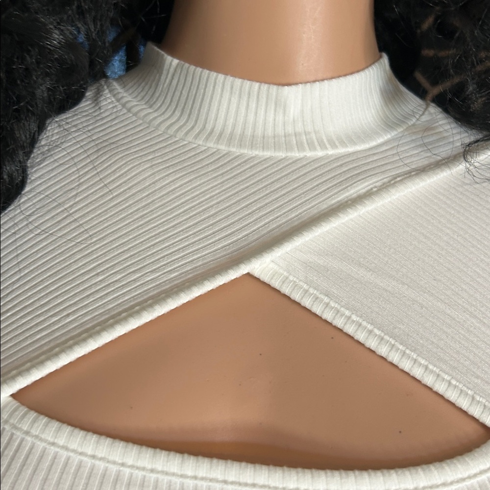 NWT CAPELLA APPAREL WHITE BODYSUIT M - Picture 8 of 12